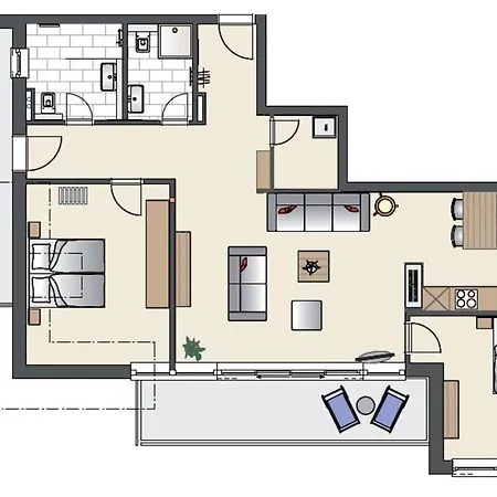 Brise Strandresidenz Else Marie App 44 Apartamento
